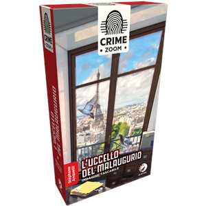 Crime Zoom - L'Uccello del Malaugurio. Base - ITA. Gioco da tavolo