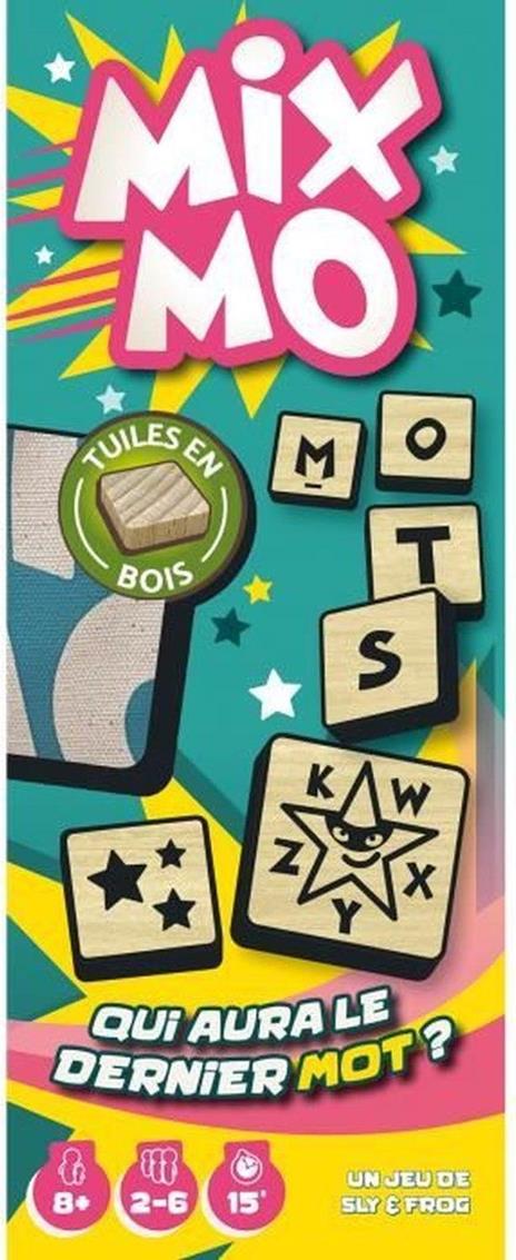 Gioco da tavolo Mixmo: costruisci la tua griglia di parole (2-6 giocatori)
