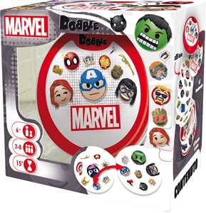 Giocattolo Dobble Marvel Emoji (Eco-Sleeve) - Base. Gioco da tavolo Asmodee
