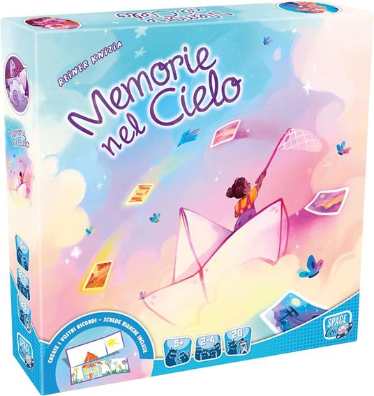 Asmodee Memorie nel Cielo, Gioco da Tavolo, 5+ Anni, 2-4 Giocatori, Edizione in Italiano