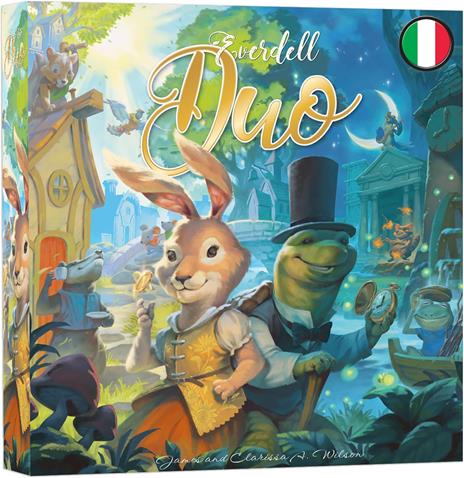 Asmodee – EVERDELL DUO – Versione per 2 Giocatori di Everdell – Gioco di Strategia e Costruzione Città