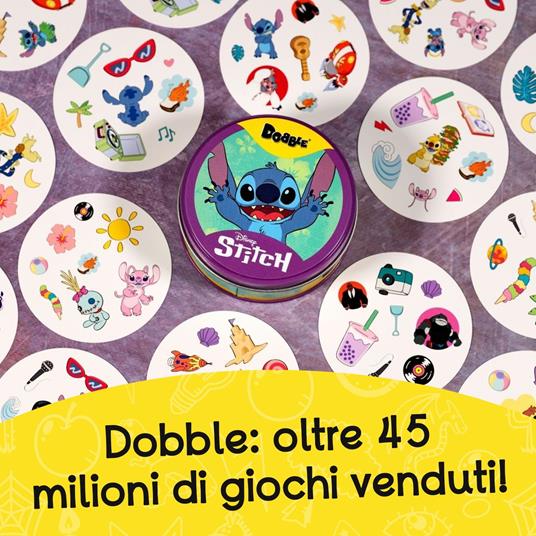 Asmodee – DOBBLE STITCH – Gioco da Tavolo Rapido e Divertente per Famiglie, Bambini e Amici – Carte da Gioco da Viaggio - 5