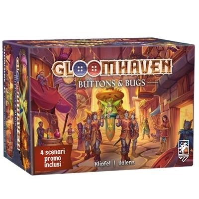 Gloomhaven Buttons & Bugs. Gioco da tavolo