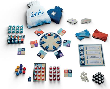 Asmodee - Ink, Gioco da Tavolo per Famiglia e Amici, Gioco di Strategia e Competitivo, 1-4 Giocatori, 8+ Anni, 45 min - 4