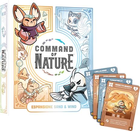 Asmodee - Command of Nature: Sand & Wind, Espansione, Gioco da Tavolo, Carte da Gioco, 2-4 Giocatori, 10+ Anni, 60 min - 3