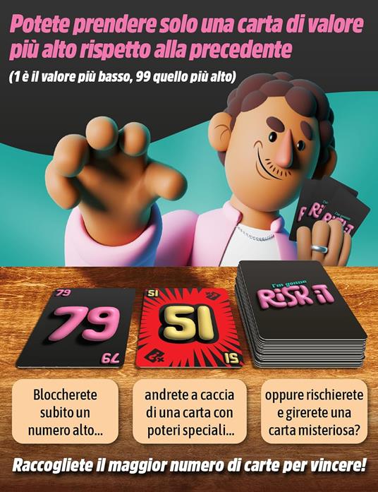 Risk It. Gioco di carte - 2
