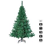 ALBERO DI NATALE artificiale VERDE Altezza 1,80 m 650 rami Base in metallo Ottima qualità