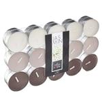 Tealight profumate in vari colori cm.3,7 pz.30, quattro profumazioni