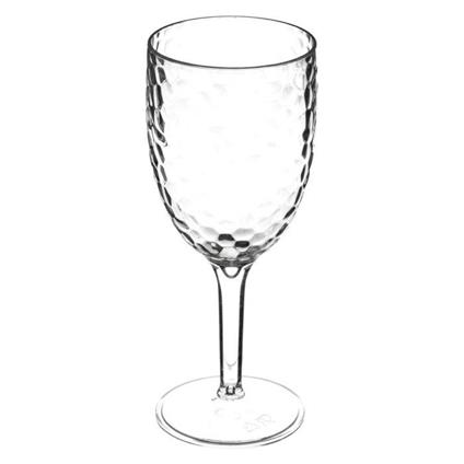 Bicchiere da vino, per bevande fredde ESTIVA, plastica, trasparente, 350 ml