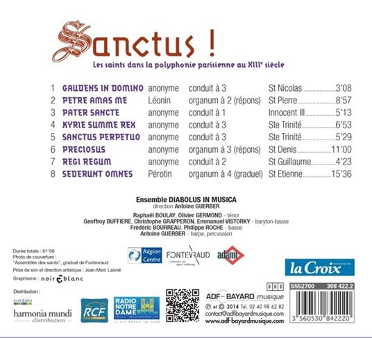 Sanctus! - CD Audio di Diabolus in Musica - 2