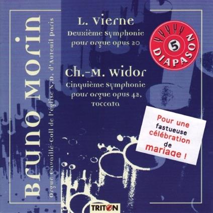Bruno Morin: Vierne, Widor - CD Audio