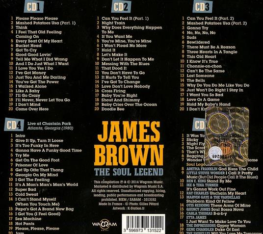 The Soul Legend - CD Audio di James Brown - 2