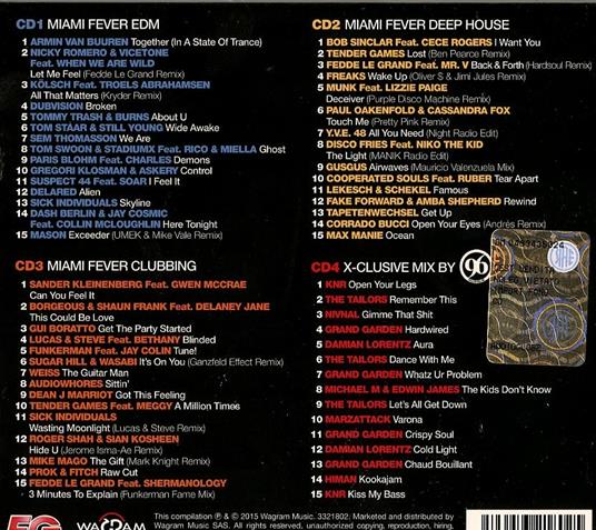 Miami Fever 2015 - CD Audio - 2