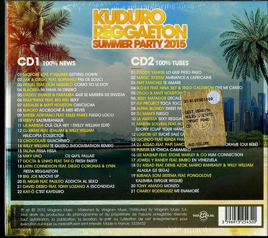 Kuduro Summer Party 2015 - CD Audio - 2