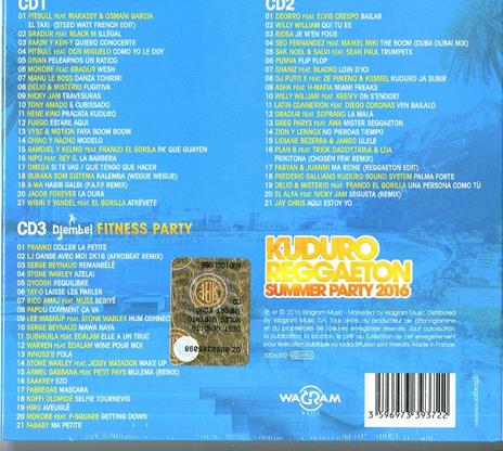 Kuduro Reggaeton Summer Party 2016 - CD Audio - 2