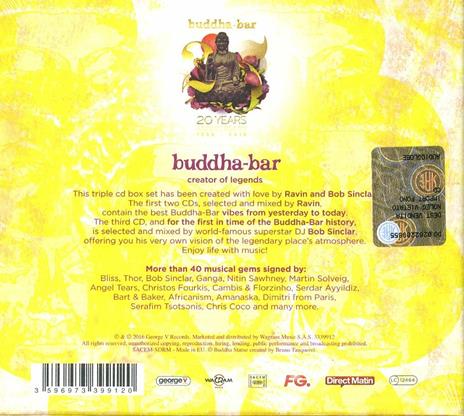 Buddha Bar. 20 Years - CD Audio - 2