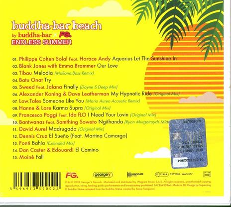 Buddha Bar Beach. Endless Summer - CD Audio - 2
