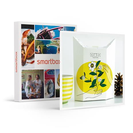 SMARTBOX - L'ora del tè: selezione di pregiate foglie di tè con tazzine in ceramica incluse - Cofanetto regalo