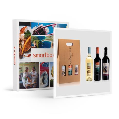 SMARTBOX - Sapori sardi a domicilio: una selezione di 3 pregiati vini in 1 elegante confezione - Cofanetto regalo - 2
