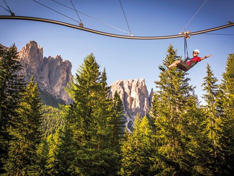 SMARTBOX - Dolomiti dallalto: avventura in Flyline sul Catinaccio Rosengarten per tutta la famiglia - Cofanetto regalo - 5
