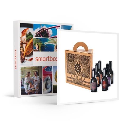 SMARTBOX - Selezione di 6 birre artigianali Birrificio Karma - Cofanetto regalo