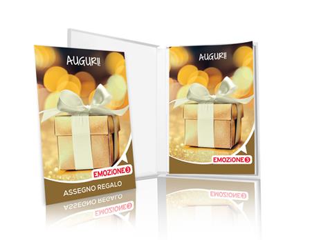 EMOZIONE3 - Auguri! - Cofanetto regalo - 1 deliziosa cena o 1 trattamento relax o 1 attività sportiva per 1 o 2 persone - 2