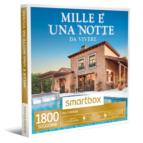 SMARTBOX - Mille e una notte da vivere - Cofanetto regalo - 1 notte con colazione oppure 1 notte con colazione e aperitivo o