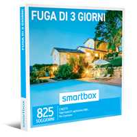 Idee regalo SMARTBOX - Fuga di 3 giorni - Cofanetto regalo - Un soggiorno di 2 notti per 2 persone Smartbox