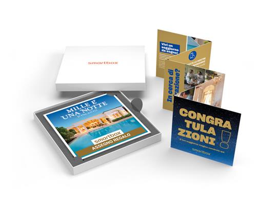 SMARTBOX - Mille e una notte d'incanto - Cofanetto regalo - 1 o 2 notti con colazione o 1 notte con colazione e cena o perco - 2