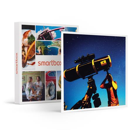SMARTBOX - Osservazione delle stelle con guida esperta e telescopio professionale per 2 persone - Cofanetto regalo