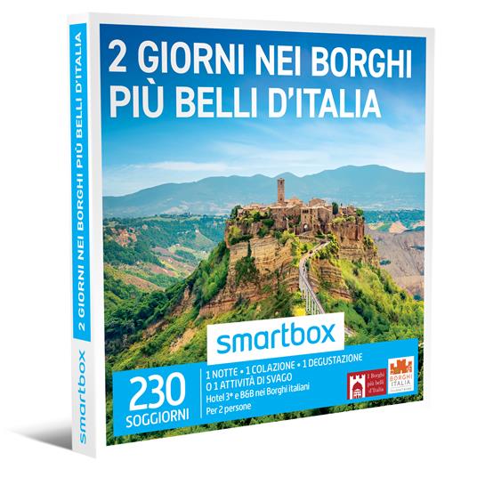 SMARTBOX - 2 giorni nei borghi più belli d'Italia - Cofanetto regalo - 1 notte con colazione per 2 persone