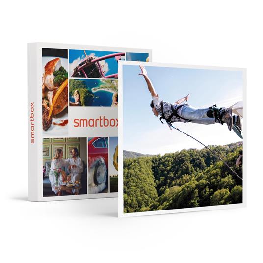SMARTBOX - 1 salto singolo di Bungee Jumping con video e 1 ingresso di 3h al Parco Avventura Veglio - Cofanetto regalo
