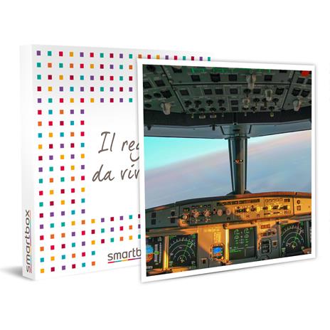 SMARTBOX - Pilota un Boeing 737: volo di 1h e 30min con simulatore professionale - Cofanetto regalo
