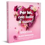 SMARTBOX Per lei con tutto il cuore! 1 gustosa cena o 1 trattamento relax o 1 attività sportiva per 1 o 2 persone