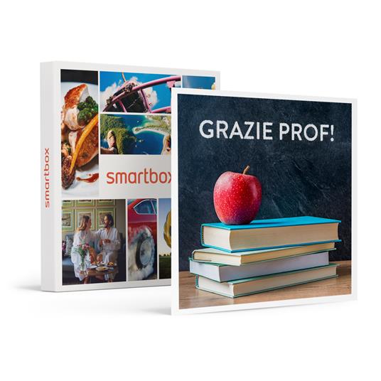 SMARTBOX - Grazie prof! Un regalo da 10 e lode: 1 cena, 1 avventura o 1 attività benessere - Cofanetto regalo