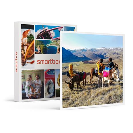 SMARTBOX - Emozionante trekking con gli asini a Rocca Calascio e light lunch per 3 persone - Cofanetto regalo