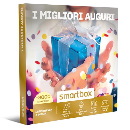 SMARTBOX - I migliori auguri - Cofanetto regalo - 1 sfiziosa degustazione o 1 momento relax o 1 attività sportiva per 1 o 2 persone