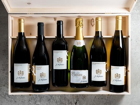 SMARTBOX - Pregiata selezione Hofstätter di vini e bollicine a domicilio - Cofanetto regalo - 4