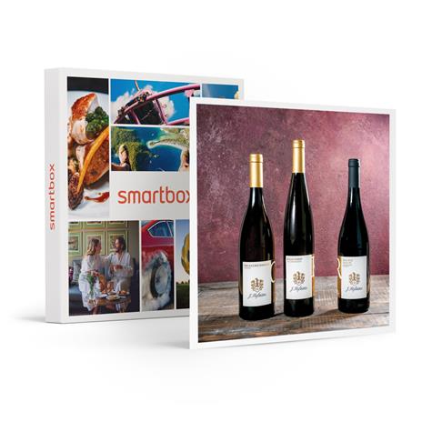 SMARTBOX - Passione enologia: 3 bottiglie assortite del Trentino Alto Adige con consegna a domicilio - Cofanetto regalo