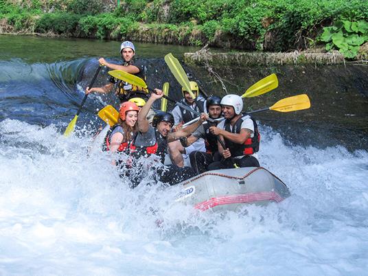 SMARTBOX - Discesa di soft-rafting e arrampicata sportiva con foto per 10 persone nel Lazio - Cofanetto regalo - 2