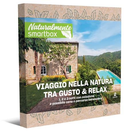 SMARTBOX - Viaggio nella natura tra gusto & relax - Cofanetto regalo - 1, 2 o 3 notti con colazione e possibile cena o percorso benessere per 2 persone