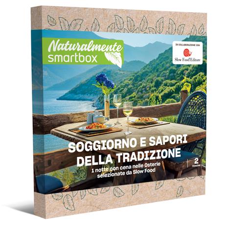 SMARTBOX - Soggiorno e sapori della tradizione - Cofanetto regalo - 1 notte con cena nelle Osterie selezionate da Slow Food