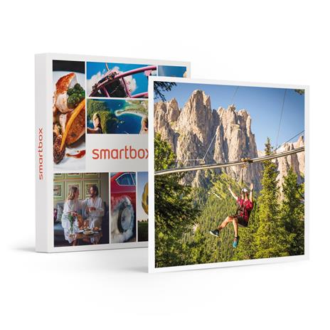 SMARTBOX - Tra cielo e terra nel Trentino: emozioni in Flyline sul Catinaccio Rosengarten per 2 - Cofanetto regalo