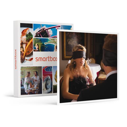 SMARTBOX - Cena al buio per 2: menù sensoriale con vino incluso a Roma - Cofanetto regalo