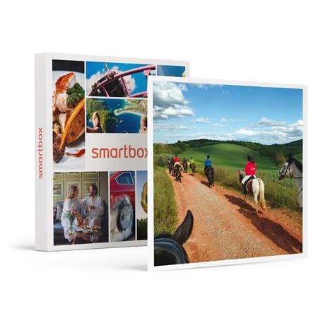 SMARTBOX - Splendida passeggiata a cavallo (2h) per 2 persone vicino a Siena - Cofanetto regalo