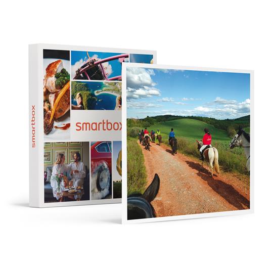 SMARTBOX - Splendida passeggiata a cavallo (2h) per 2 persone vicino a Siena - Cofanetto regalo