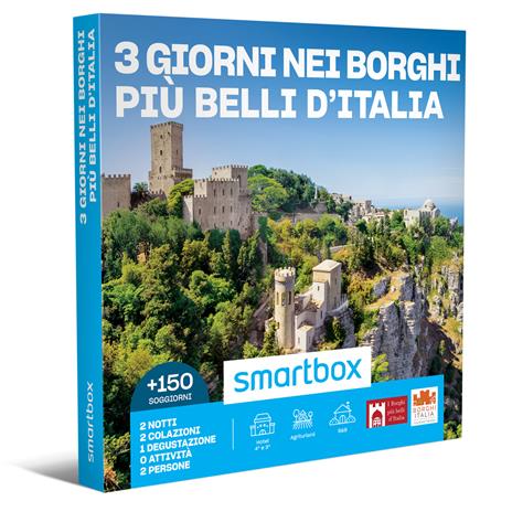 SMARTBOX 3 giorni nei borghi più belli d'Italia 2 notti con colazione 1 degustazione o attività per 2 persone