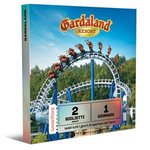 Idee regalo SMARTBOX - Gardaland - 1 ingresso per 2 - Cofanetto regalo - Ingresso a Gardaland per 2 persone Smartbox