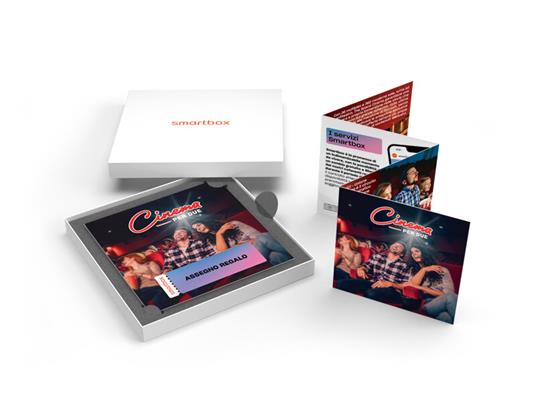 SMARTBOX - Cinema per due - Cofanetto regalo - 2 biglietti d''ingresso validi per 2 persone - 2