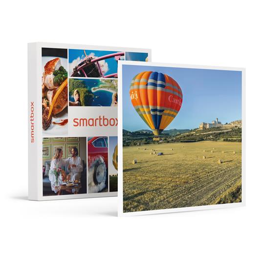 SMARTBOX - Volo in mongolfiera su Assisi con colazione tipica umbra e degustazione vini per 1 persona - Cofanetto regalo